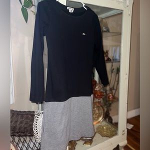 LaCoste Sweater/Sweatshirt Dress with pockets